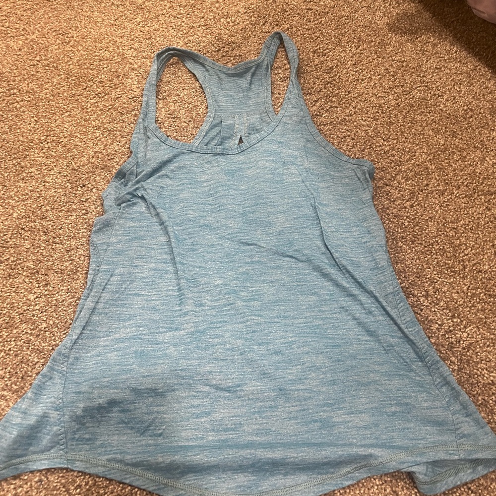 lululemon athletica Light Blue Racerback Tank Top
